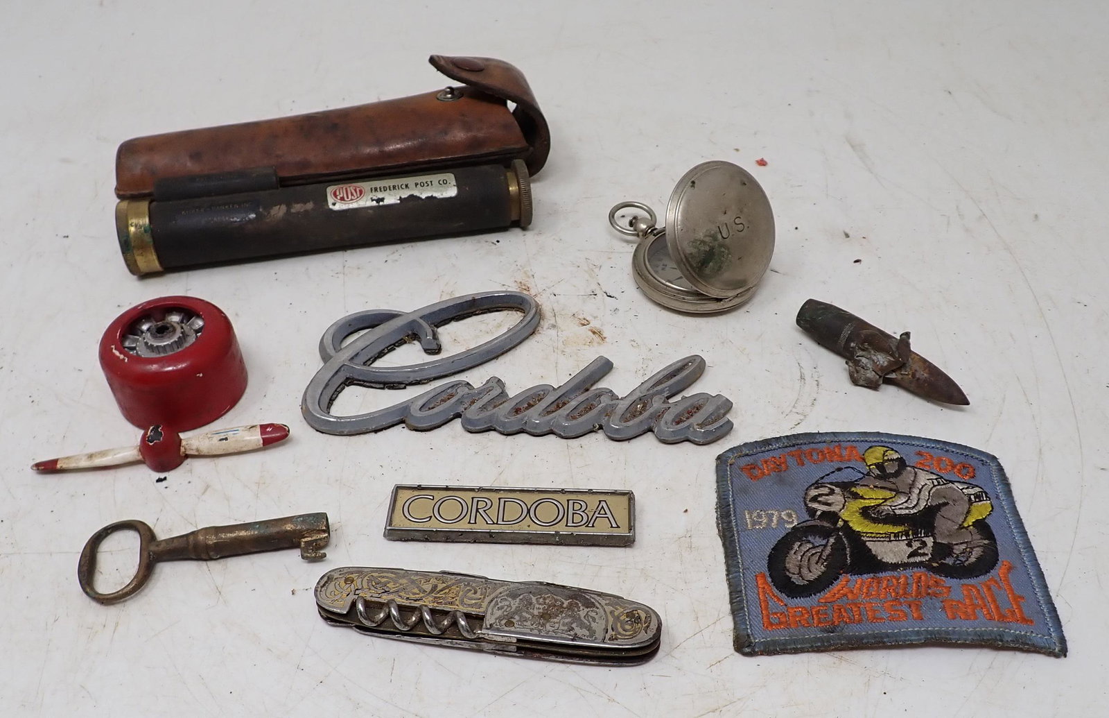 Frederick Post Hand Level Wittnauer US Compass: Getting all pictured