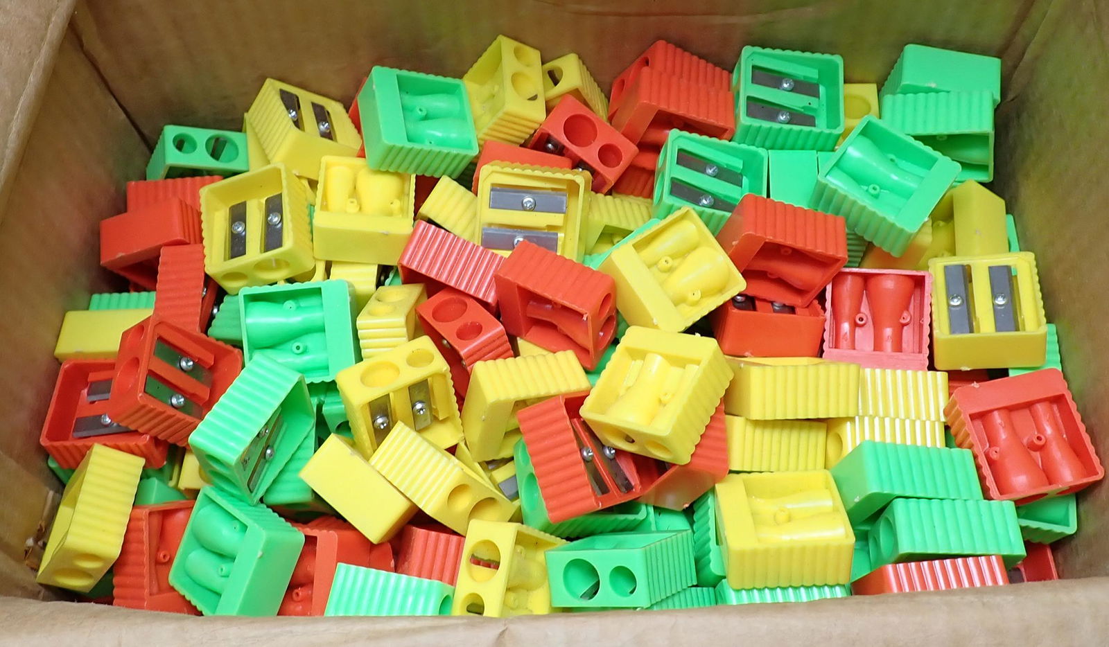 Vintage NOS Pencil Sharpeners: Guessing , there is apprx 300 in there.