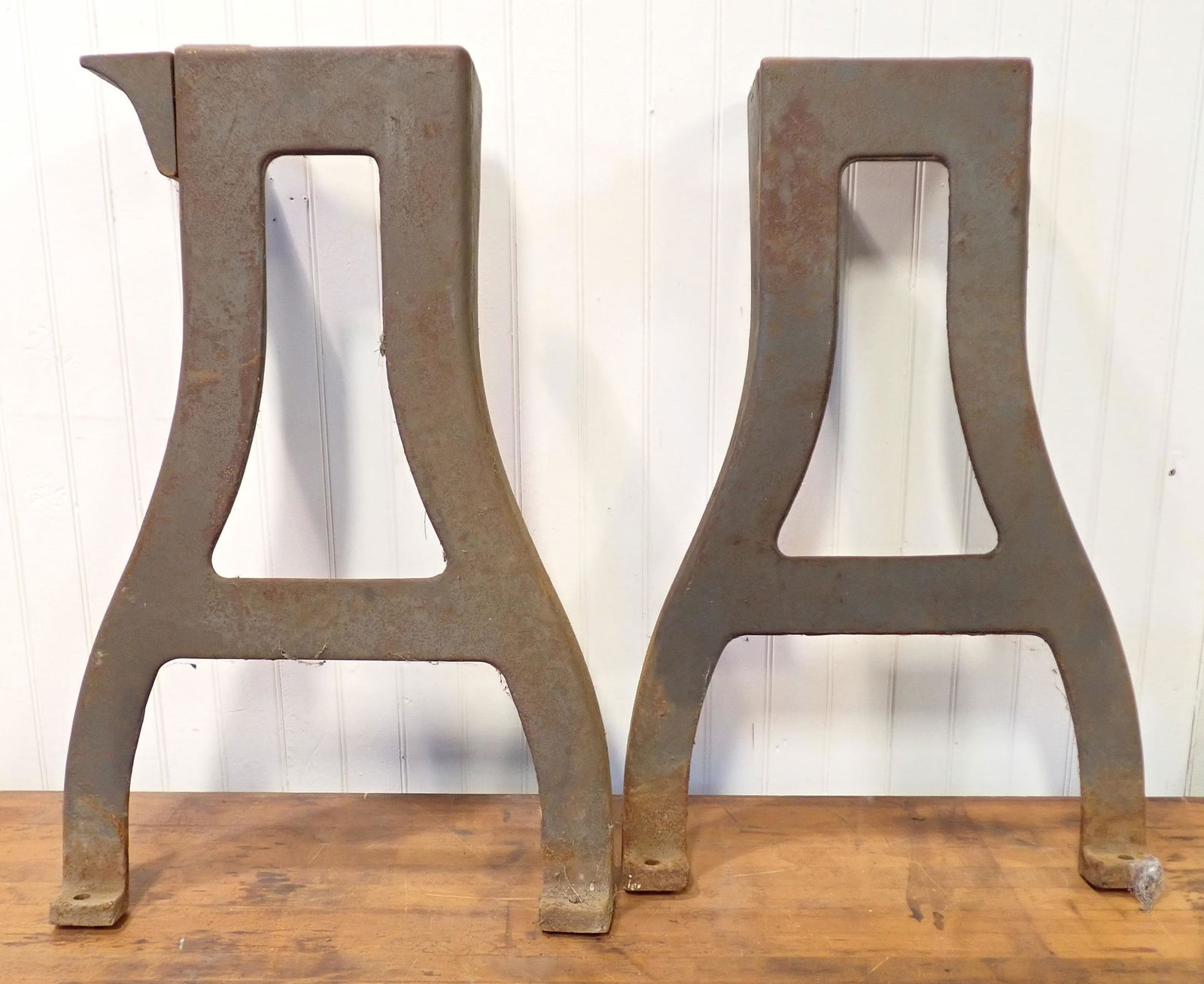 Cast Iron Table Legs: Approx 19" x 29" tall. NO SHIPPING