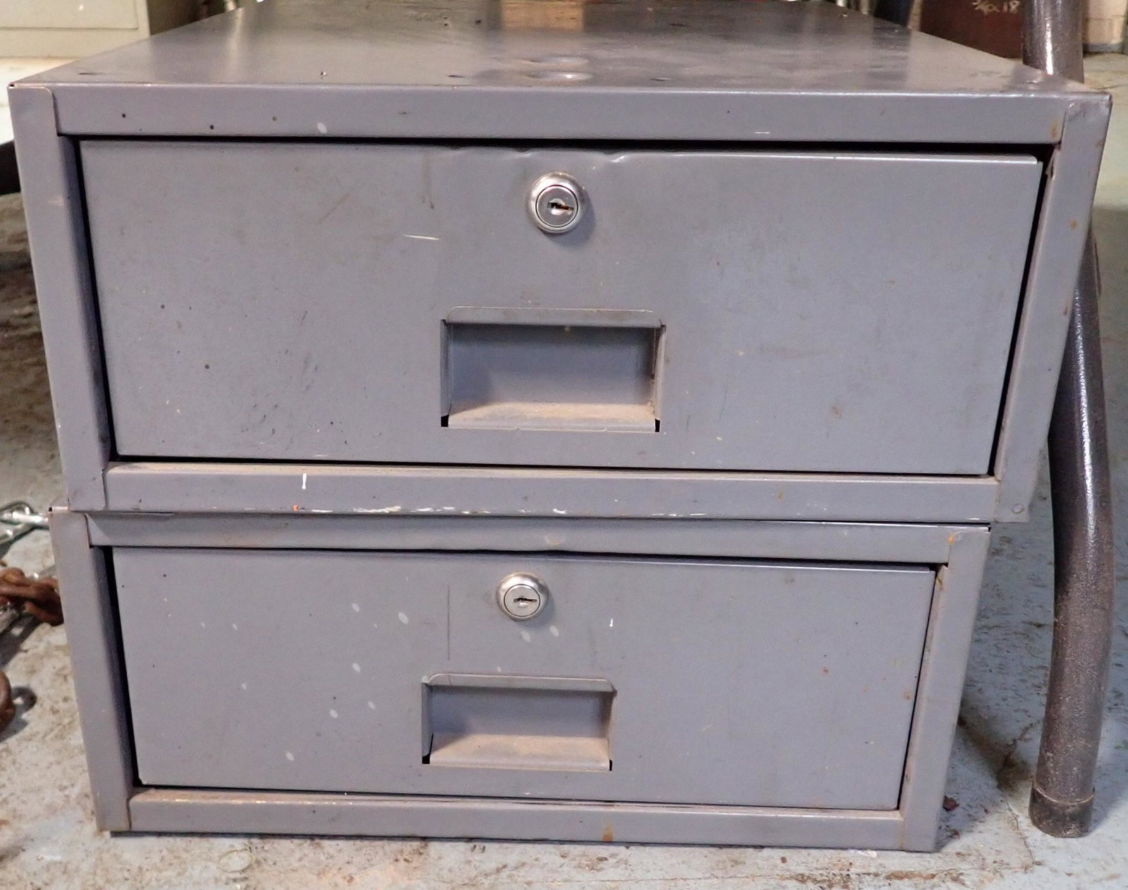 2 Parts Cabinets: Approx 16" x 20" x 7" tall ( each). NO SHIPPING