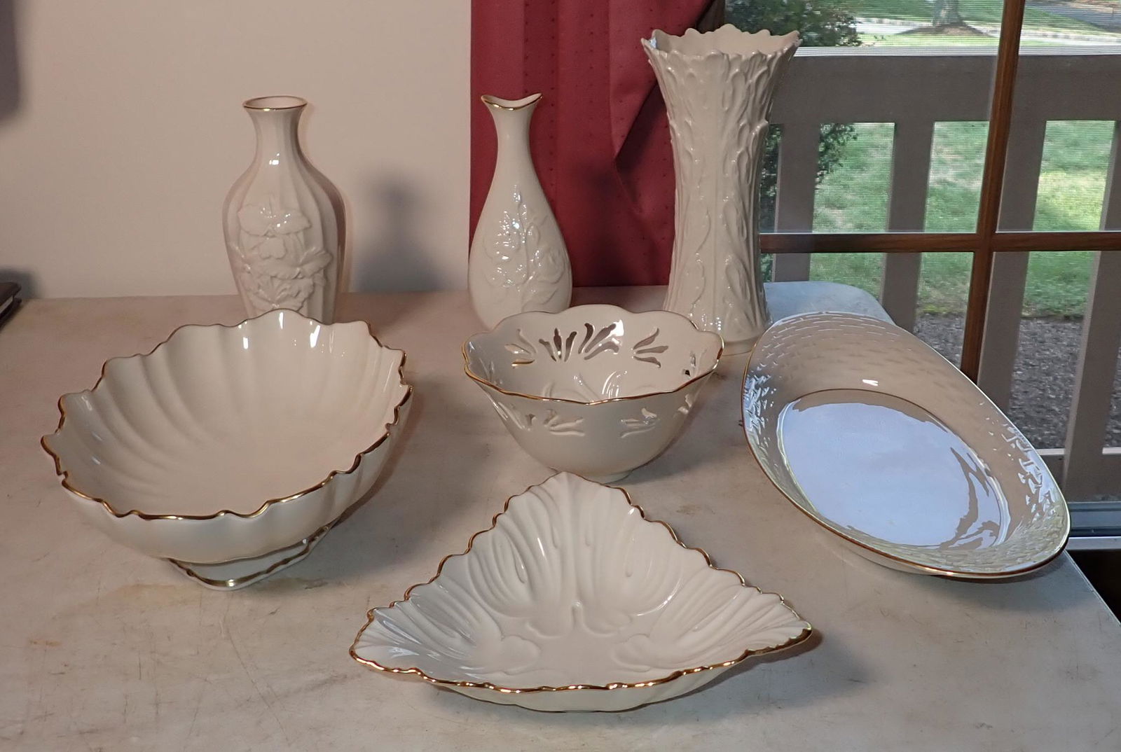 Lenox Vases Bowls Tray & Dish (1 of 3)