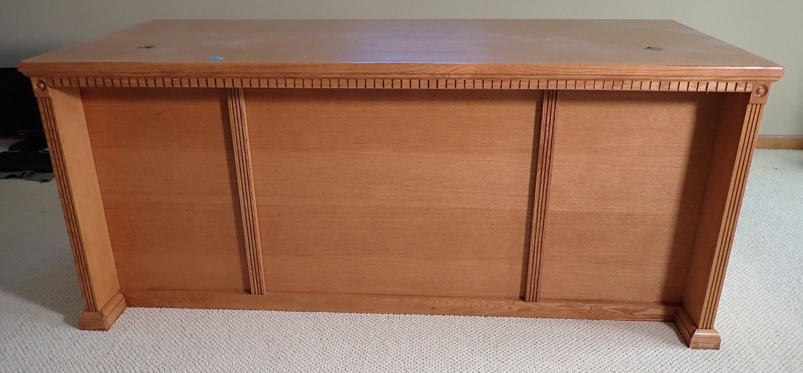 Desk & Mahogany Coffee Table (1 of 6)