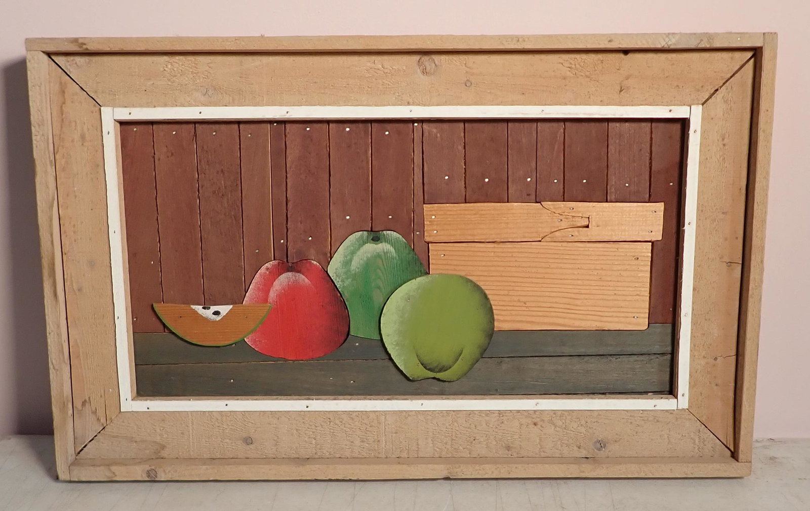 Fruit & Pantry Box Lathe Art: Approx 15 1/2" x 25"