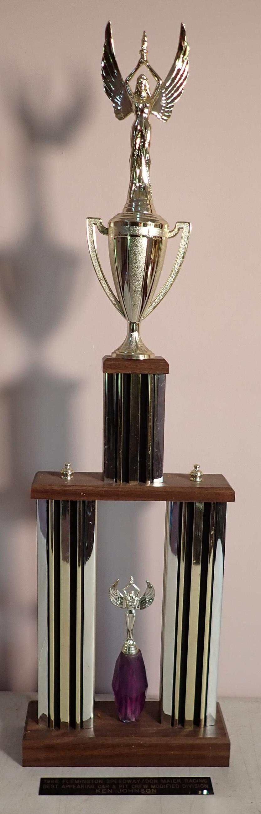 1986 Flemington Speedway Best Appearing Car Trophy (1 of 2)