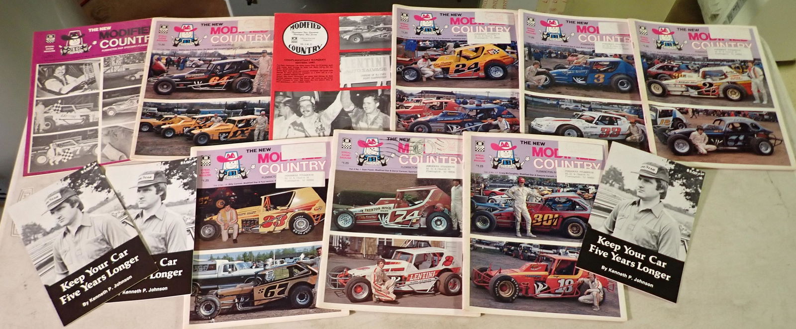 Flemington Speedway Programs Ken Johnson Books (1 of 5)