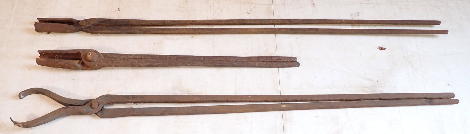 3 Pair of Blacksmith Tongs (1 of 3)