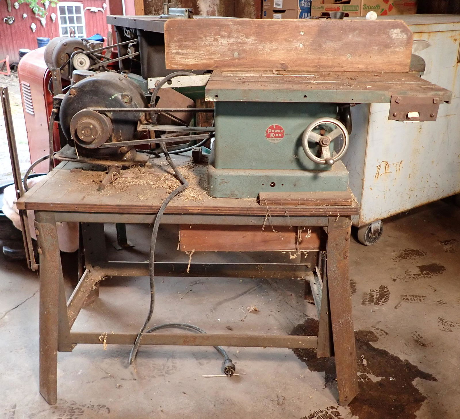 Vintage Power King Table Saw Oct 09, 2022 M.J. Stasak Jr. Auction