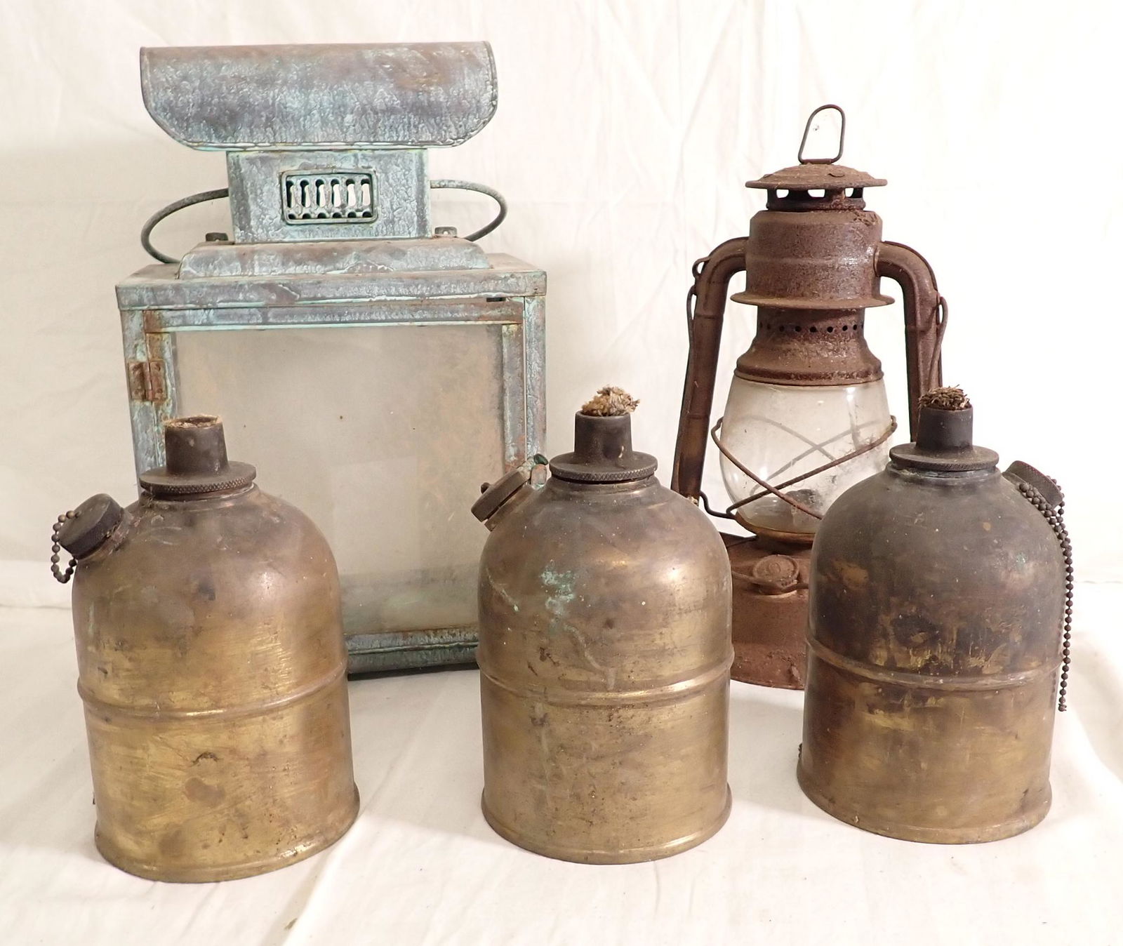 Candle Lamp Brass Smudge Pots Lantern (1 of 5)