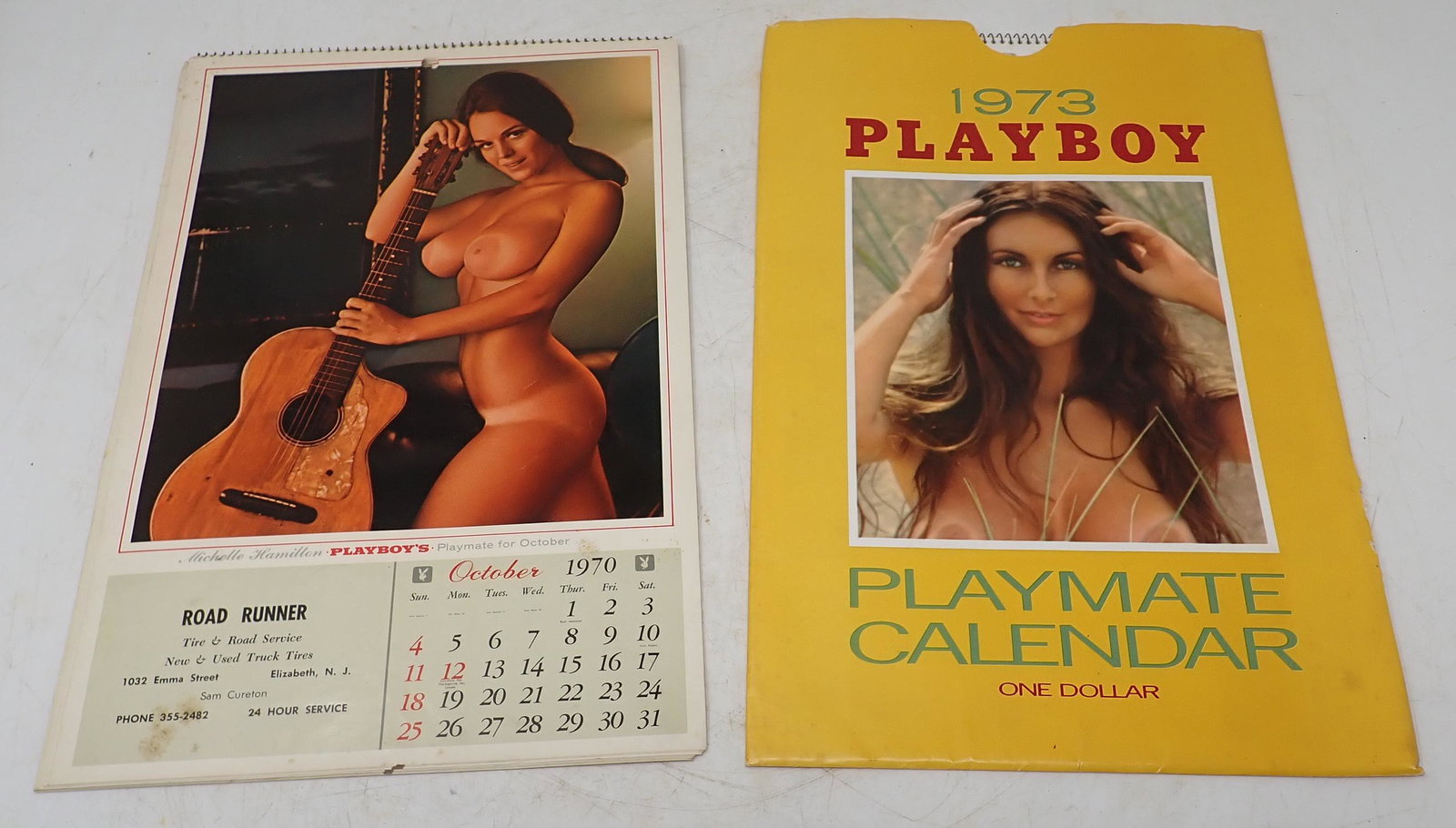1973 1970 Playboy Advertising Calendars (1 of 7)