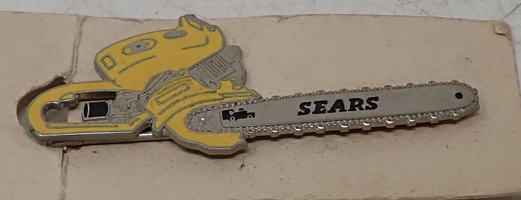 Vintage Sears Chainsaw Money Clip (1 of 1)