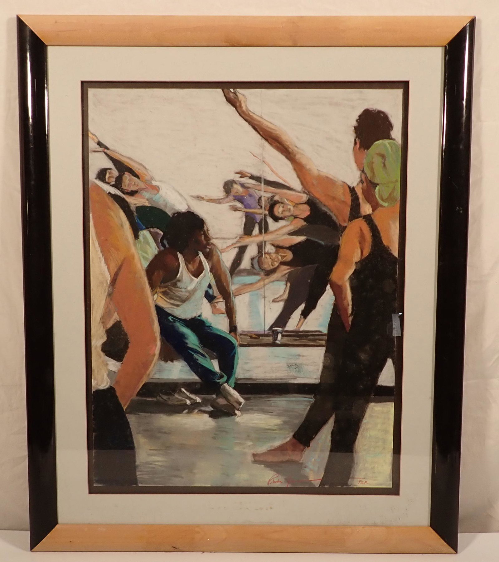 Rhoda Yanow Alvin Alley Rehearsel Pastel Art (1 of 4)