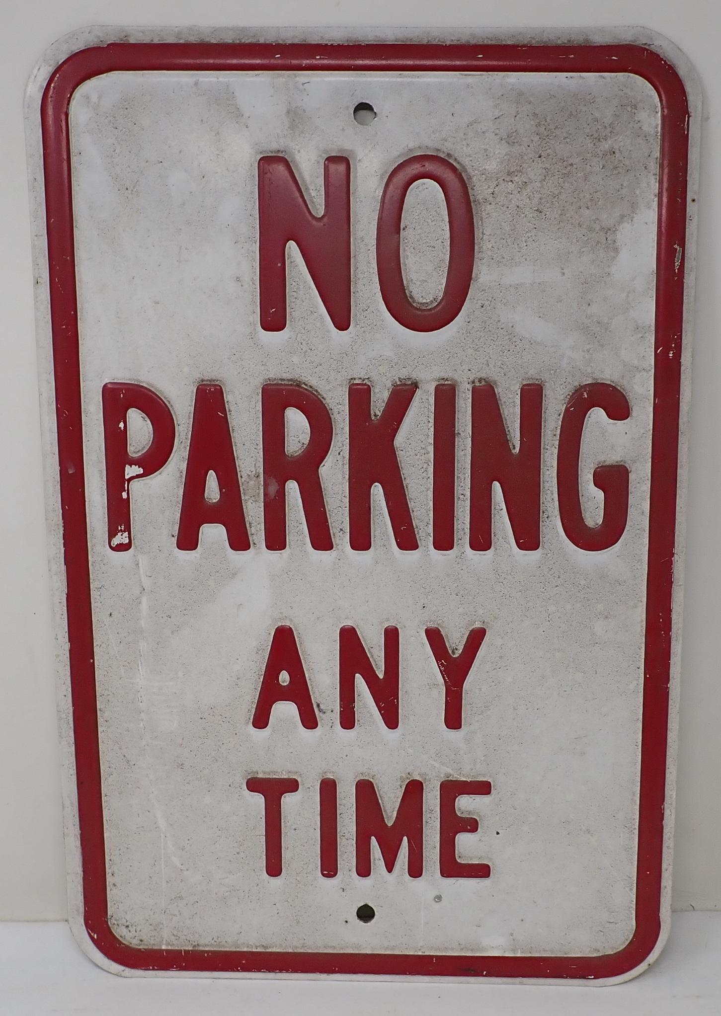 No Parking Any Time Sign (1 of 1)