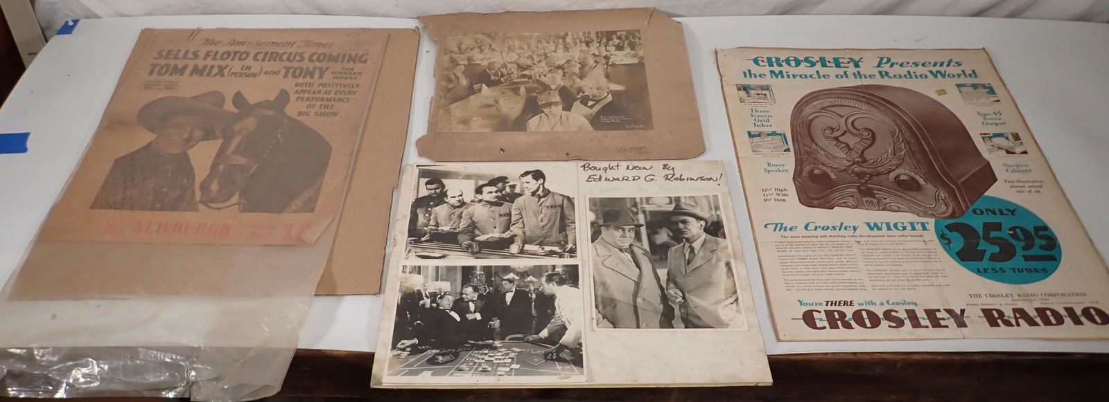 Tom Mix Amusement Paper Beefstek Photo (1 of 5)