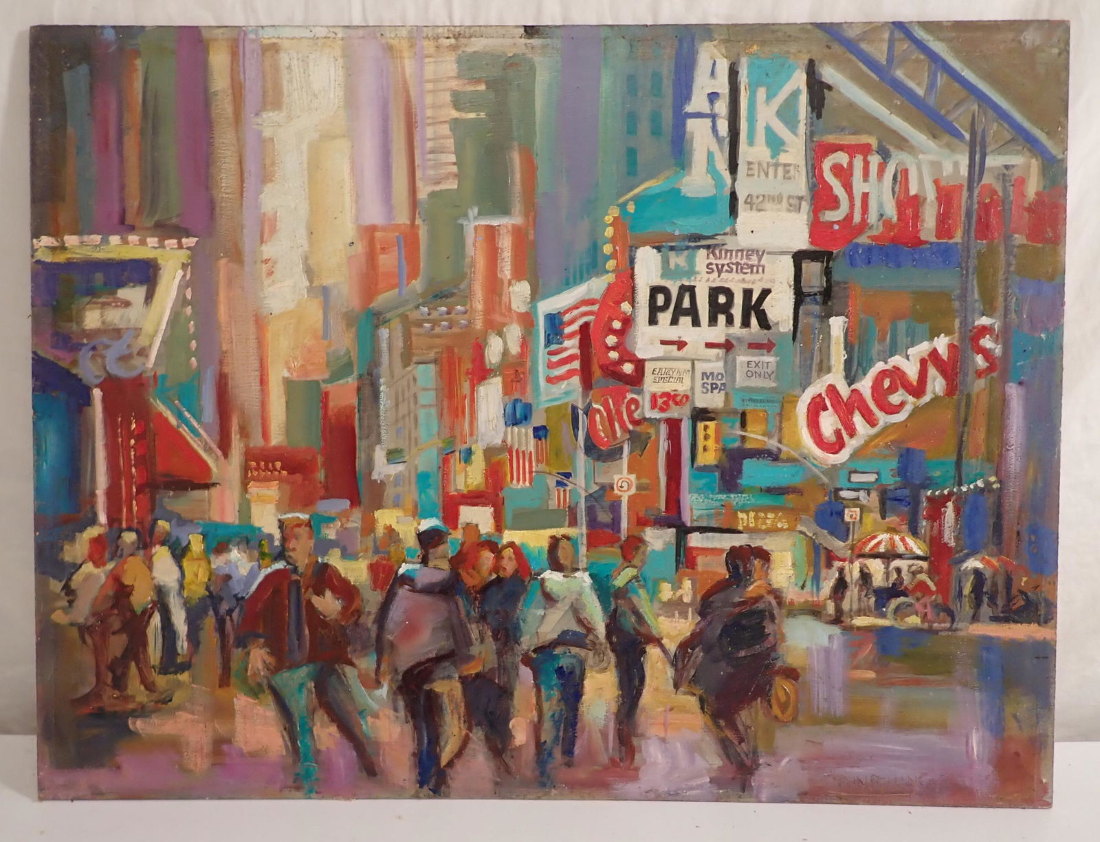 John Reilly New York City Manhattan Painting (1 of 4)