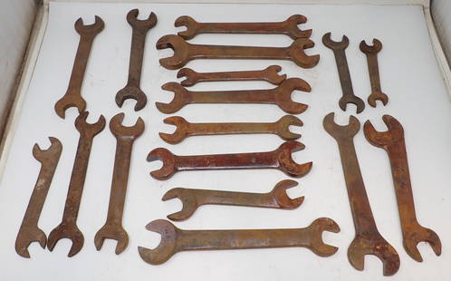 Wrenches incl Crompton & Knowles Billings: Largest is Williams approx 1 1/4"