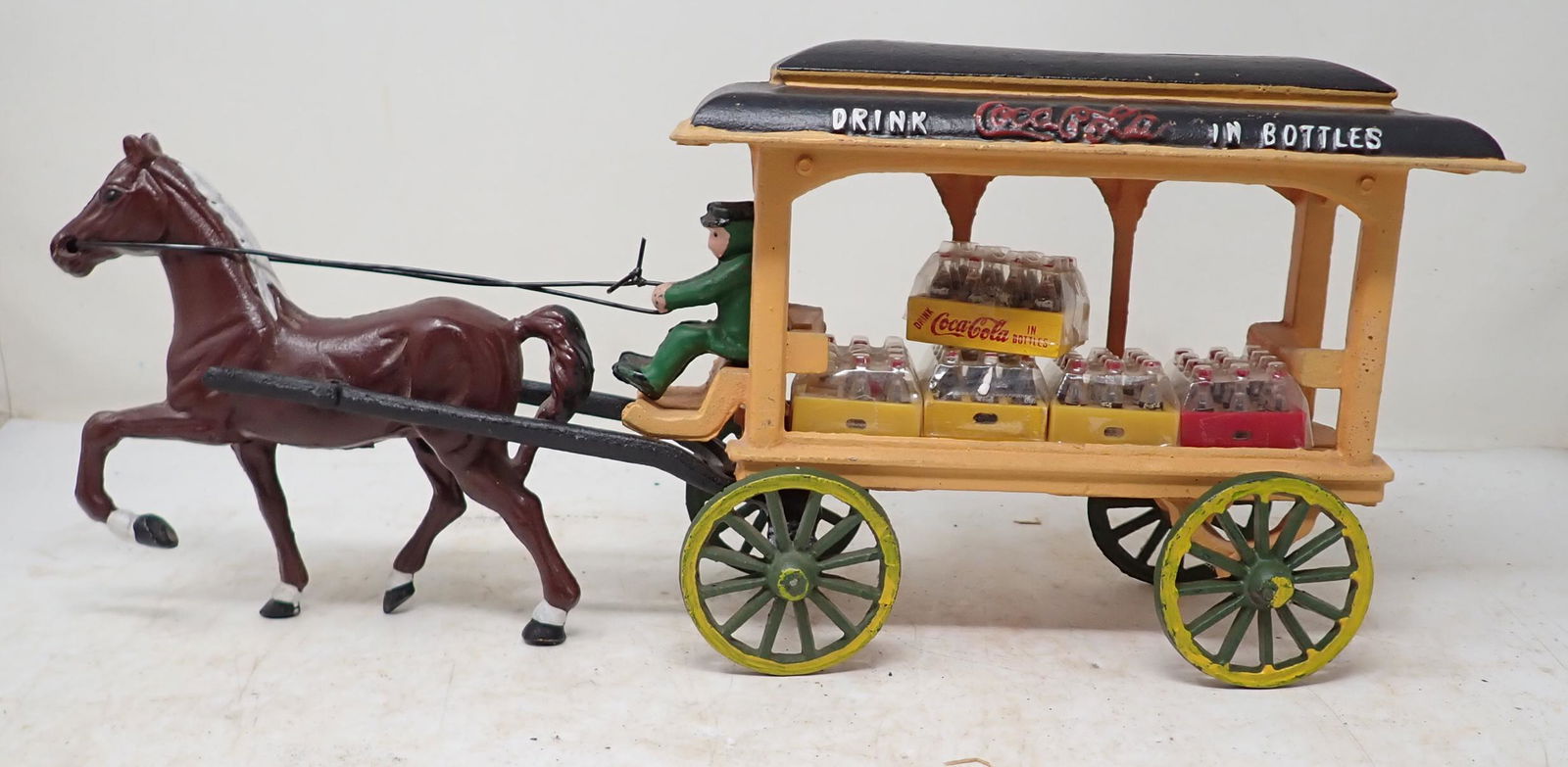 Cast Iron Coca Cola Horse Drawn Wagon (1 of 2)