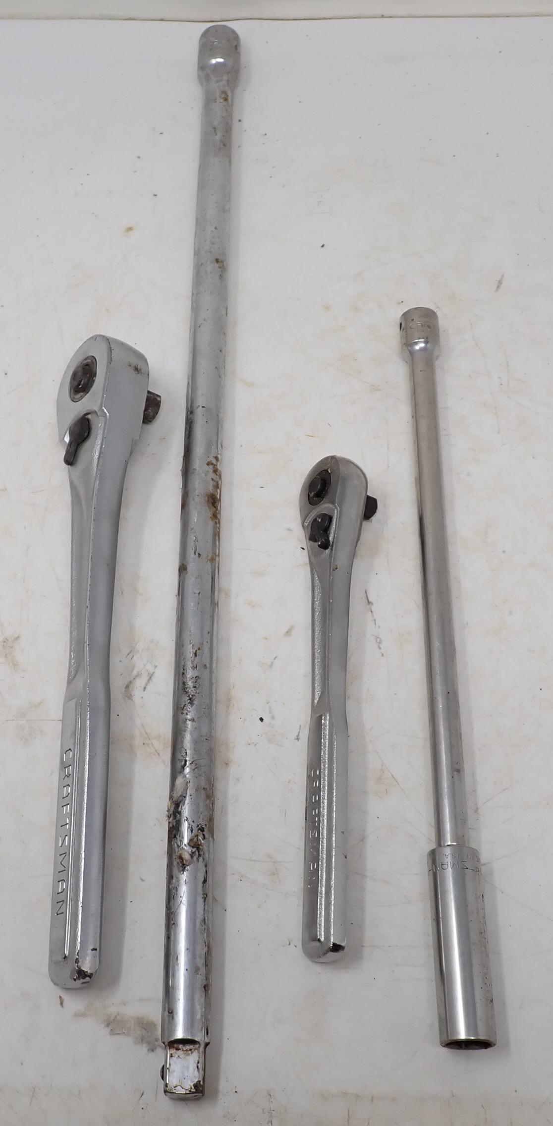 Craftsman 1/2" & 3/8" Drive Rachets Extensions (1 of 2)