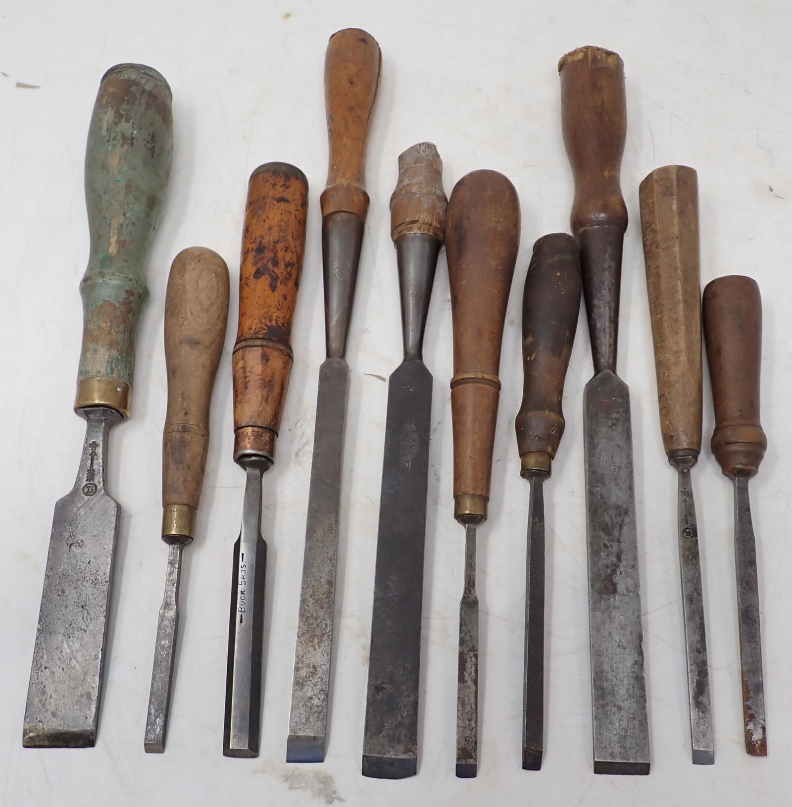 Buck Greenlee Butcher Samson Chisels (1 of 7)