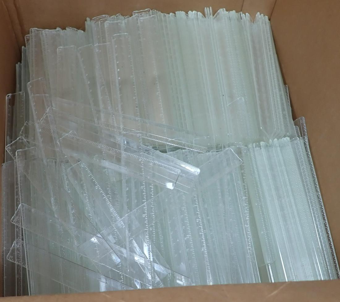 Box of New old Stock Rulers: 6" rulers