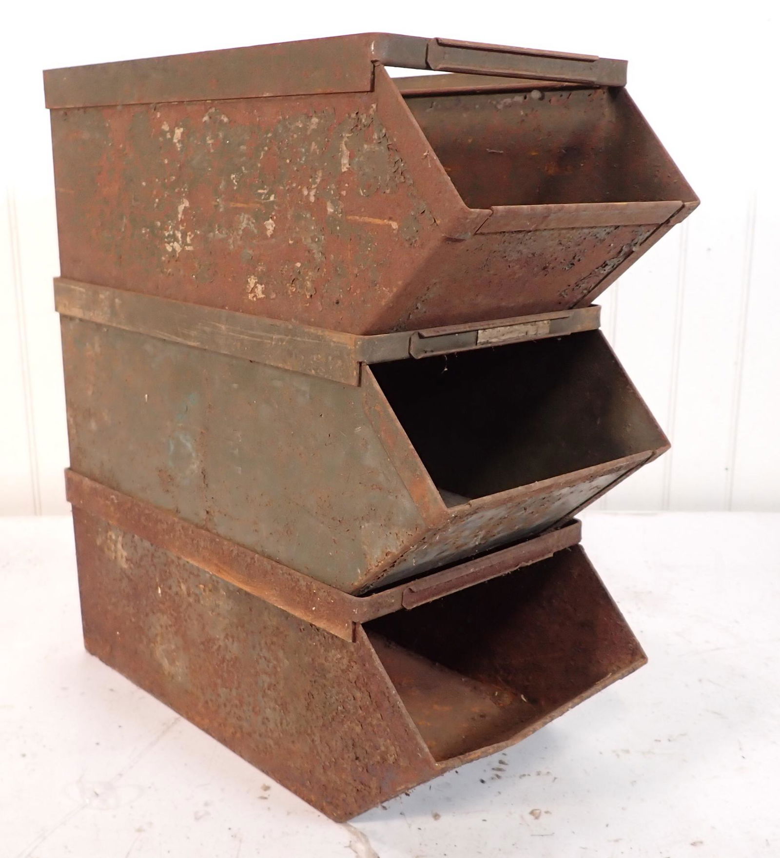 3 Stacking Parts Bins (1 of 1)