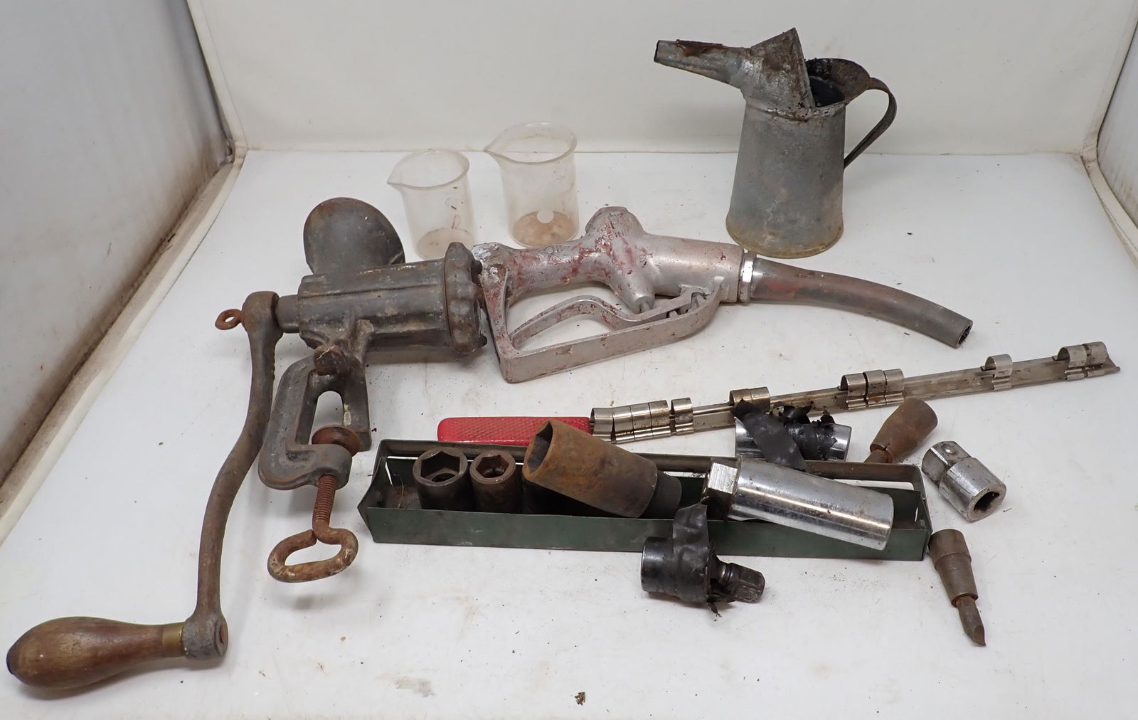 Oil Can Sockets Meat Grinder & Misc (1 of 4)
