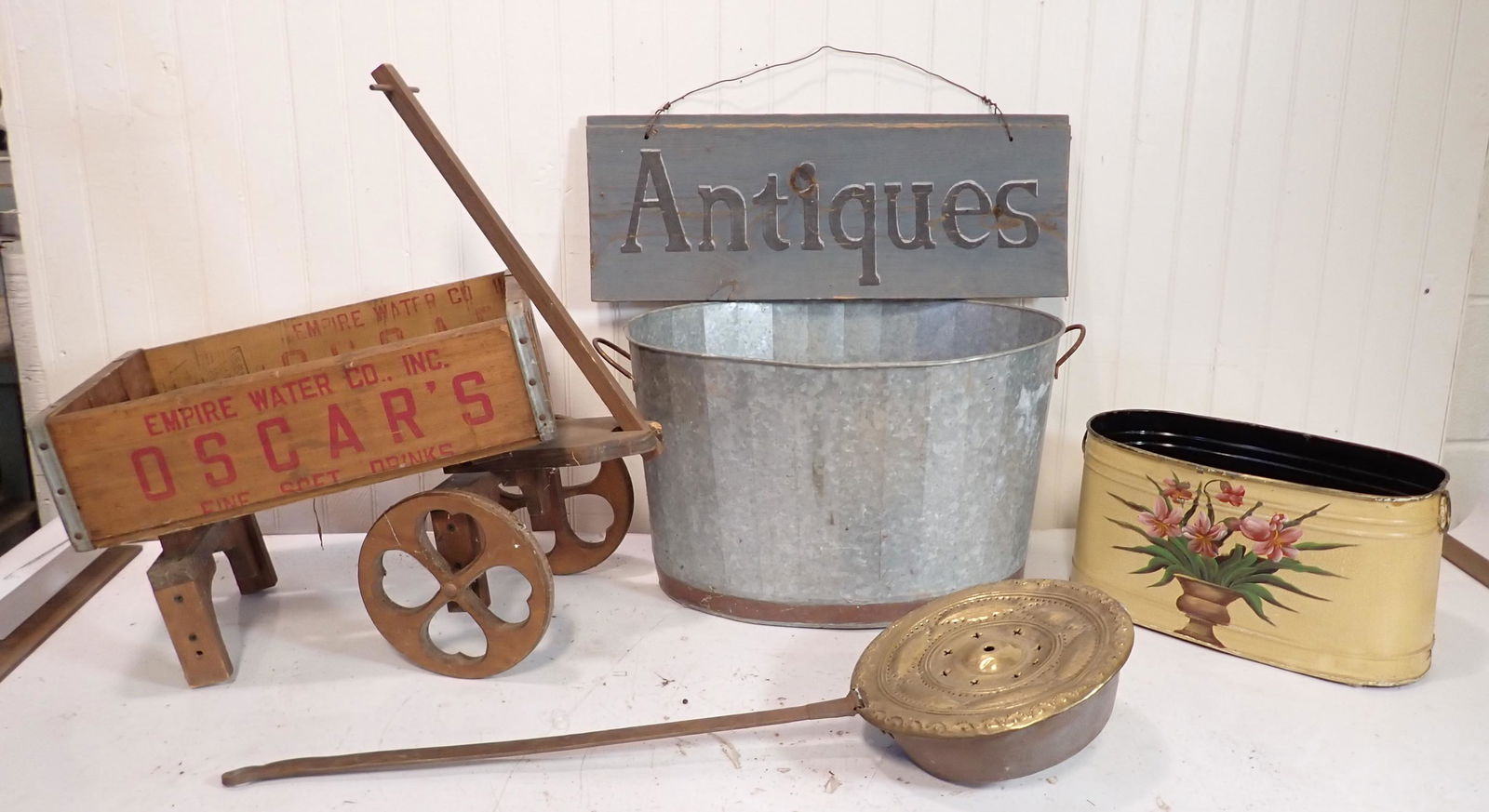 Bed Warmer Galvanized Tub & Misc (1 of 5)