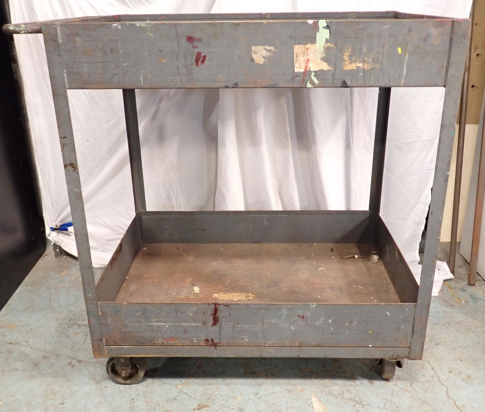 Large Heavy Duty Rolling Shop Cart (1 of 3)