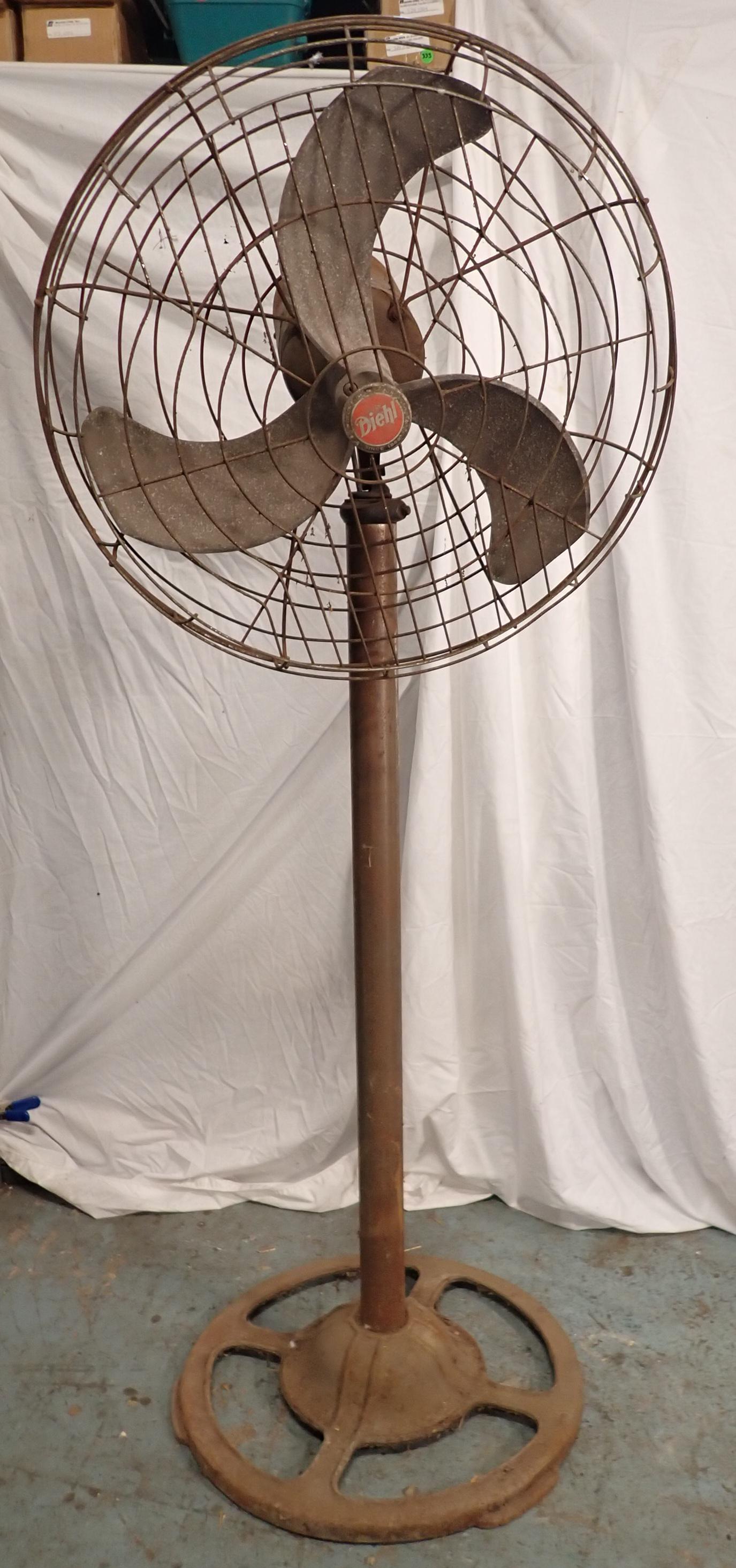 Vintage Diehl Floor Fan (1 of 4)