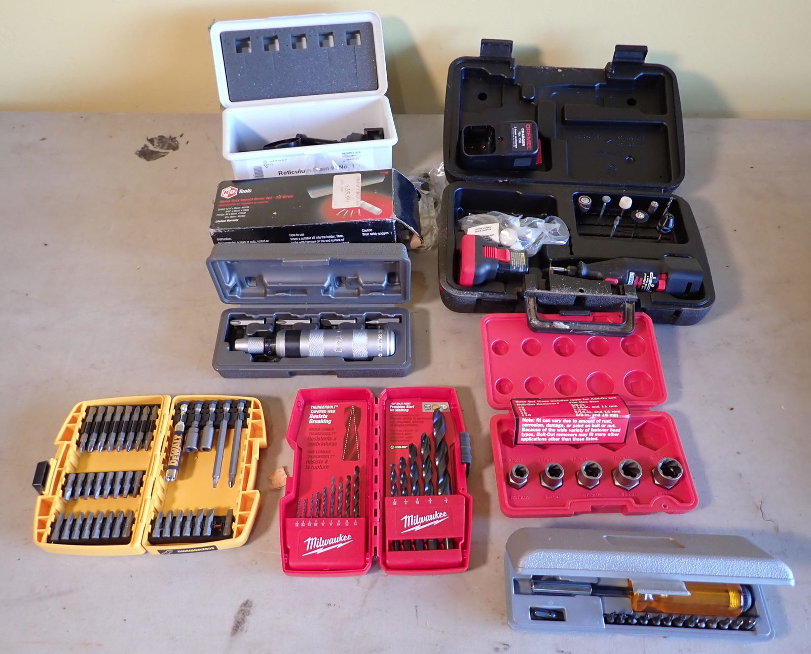 KD Impact Driver Drill Bits Dremel Misc Tools (1 of 6)