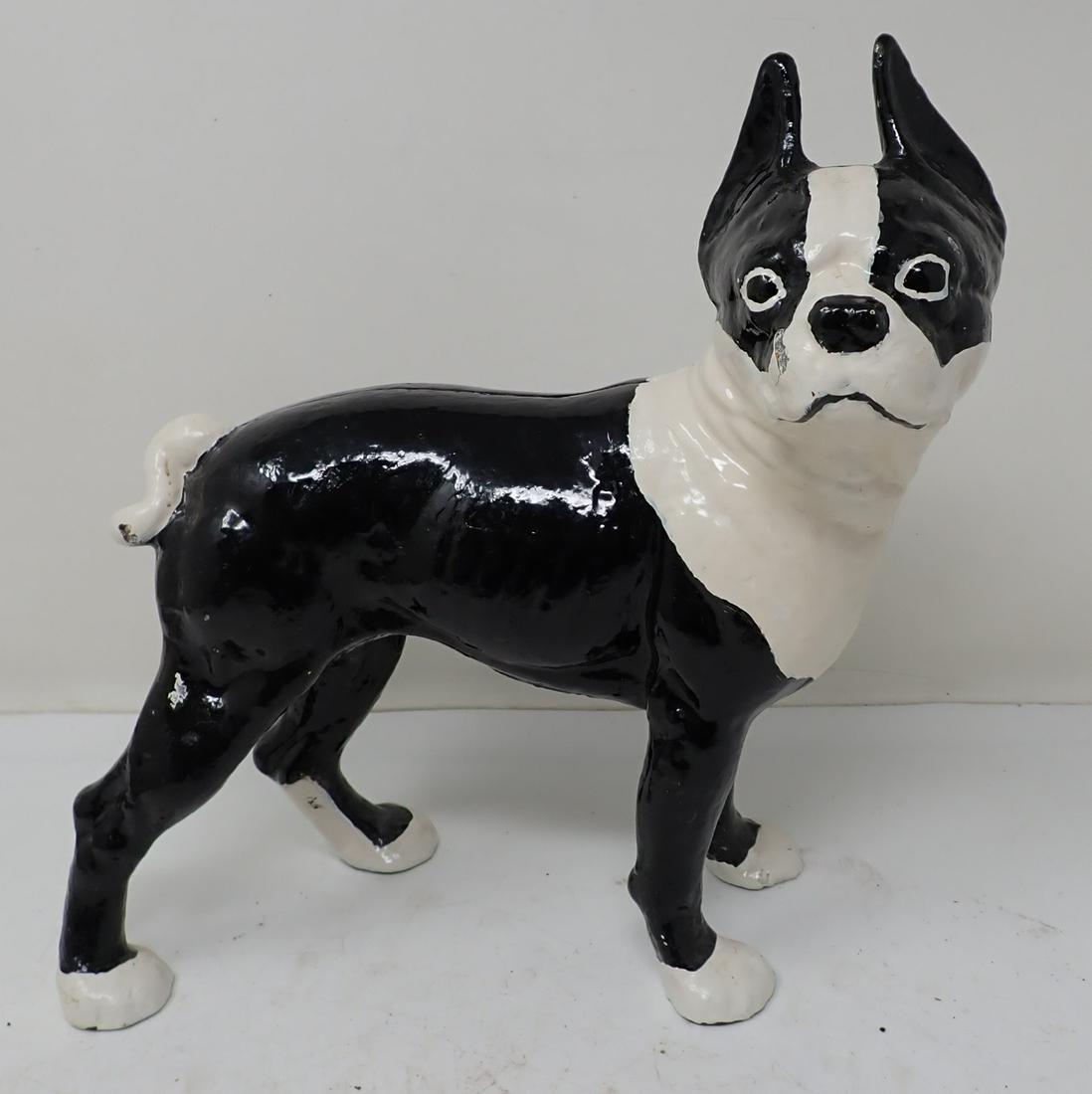 Cast Iron Dog Doorstop: Apprx 10 1/2" long and 10" tall