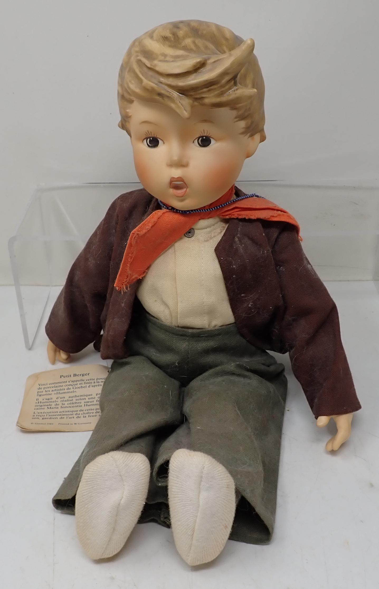1984 Hummel Goebel Doll: Approx 15" tall
