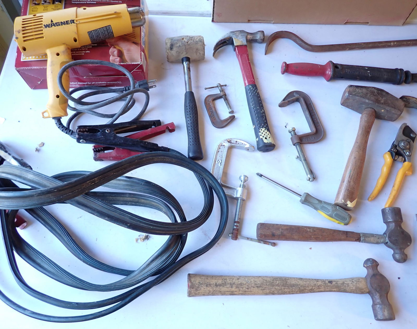 Lump Hammer Nail Puller Pry Bars Misc Tools (1 of 2)