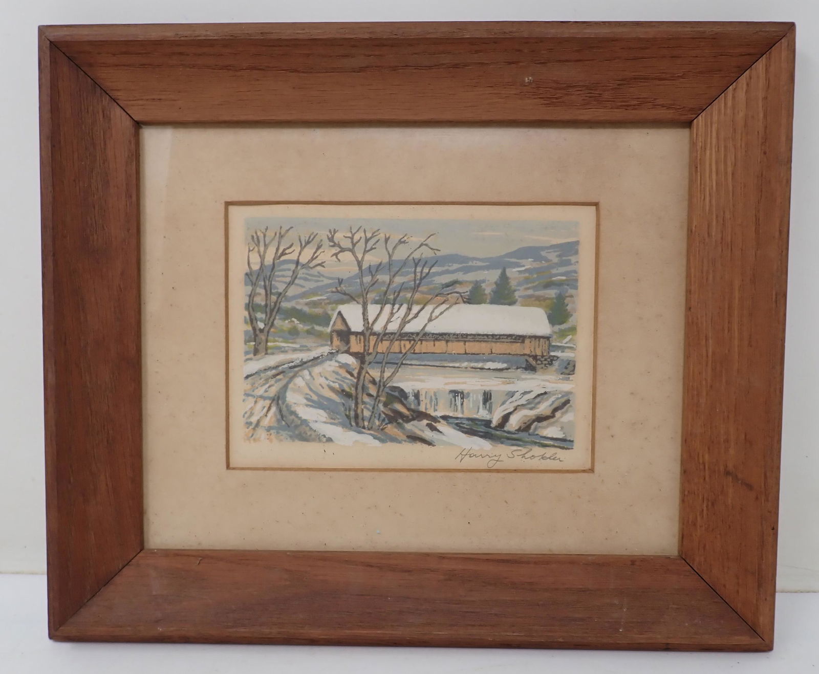 Harry Shokler Signed Serigraph Color Print (1 of 6)