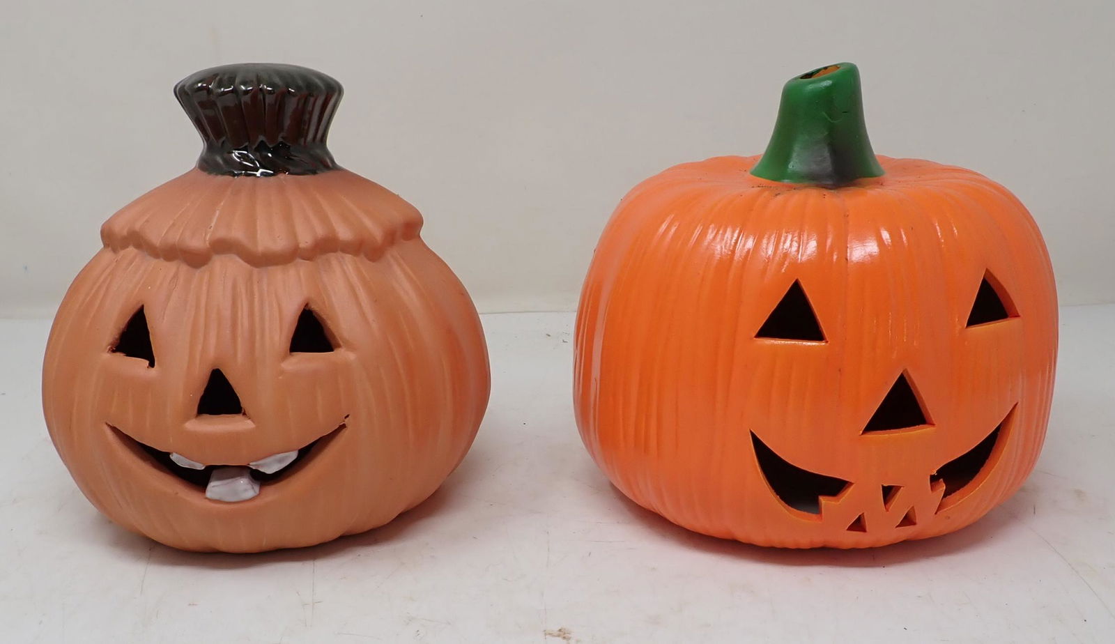 2 Ceramic Jack O Lanterns (1 of 1)
