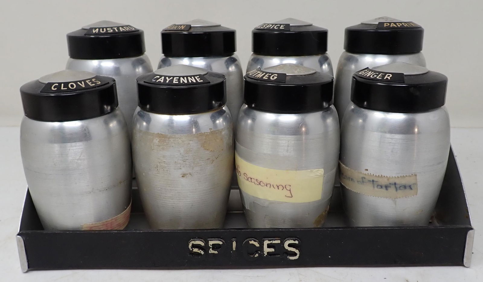 Vintage Aluminum Spice Set (1 of 4)