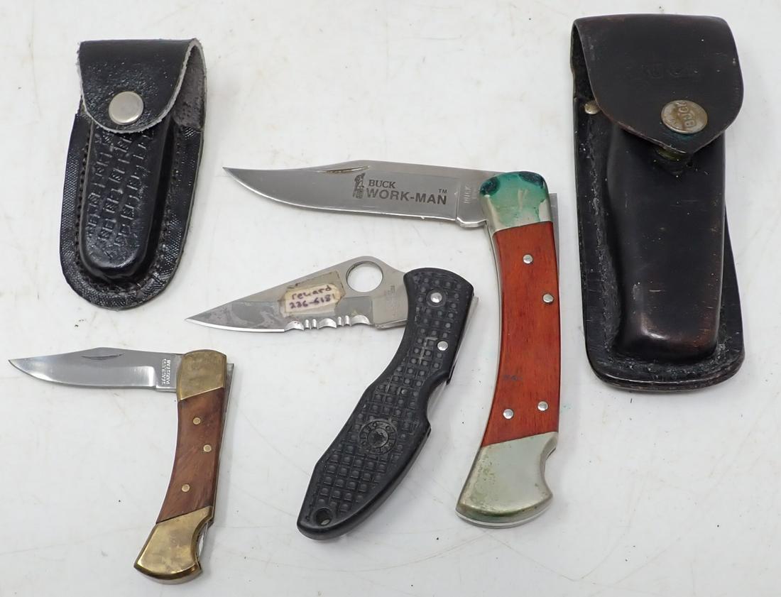 Buck Work Man 110a Hunting and Misc Knives (1 of 4)