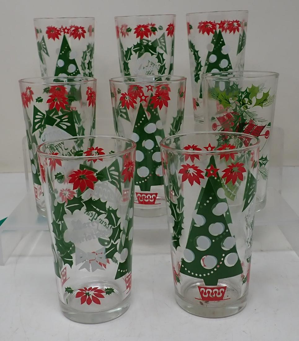 Merry Christmas Happy New Year Pyro Glasses (1 of 2)