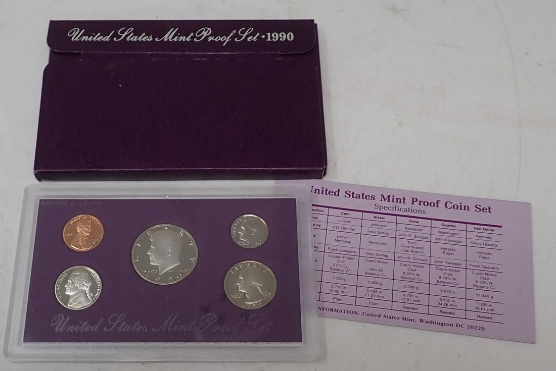1990 United States Mint Proof Set (1 of 3)