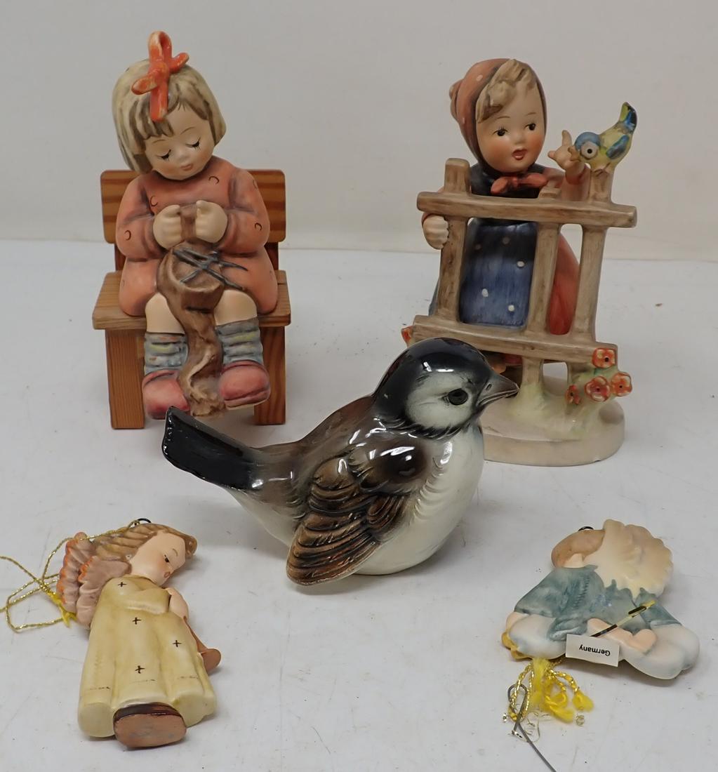 Hummel Figurine Goebel Bird 2 Ornaments (1 of 3)