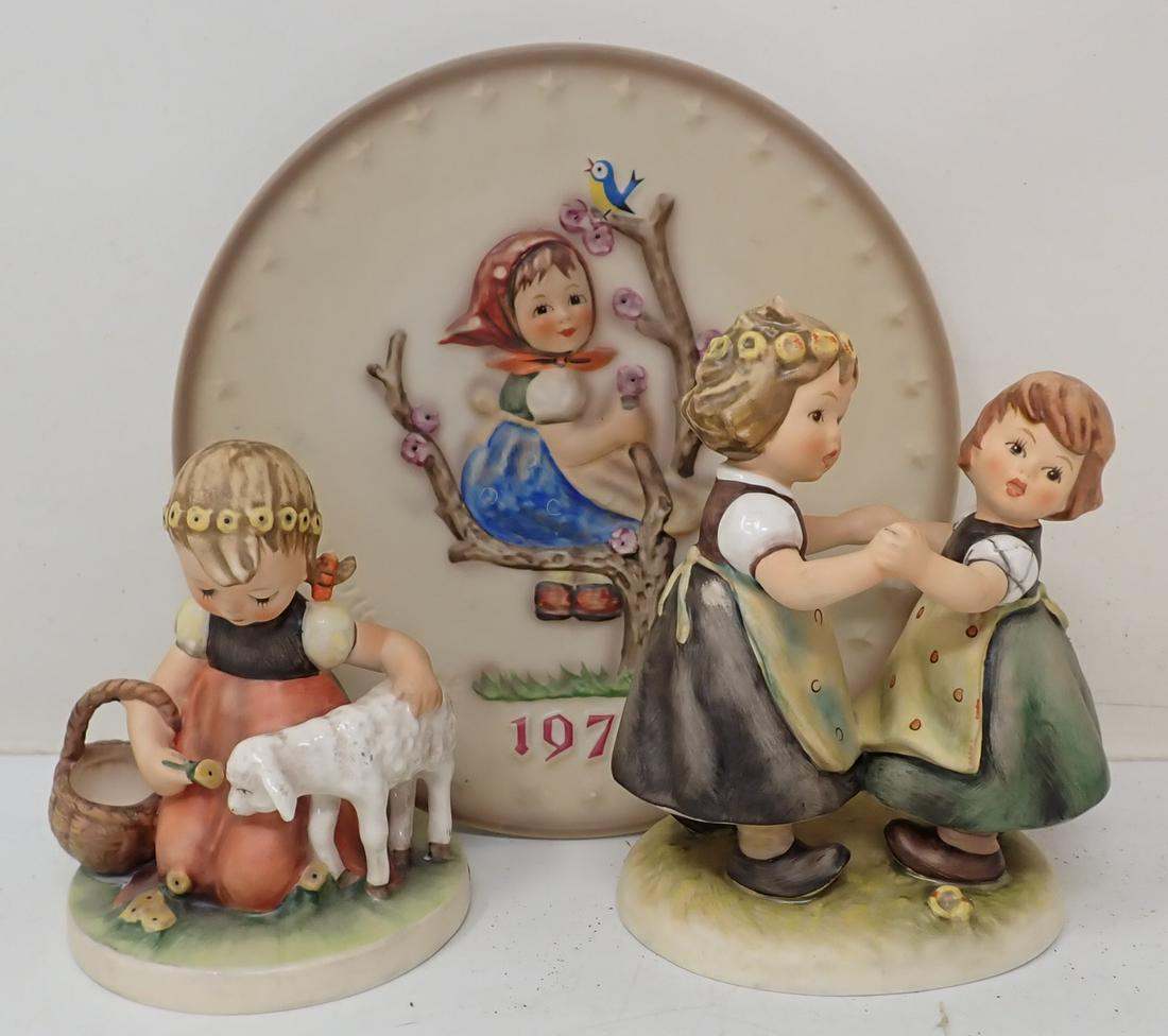 Hummel Figurines and Plate (1 of 2)