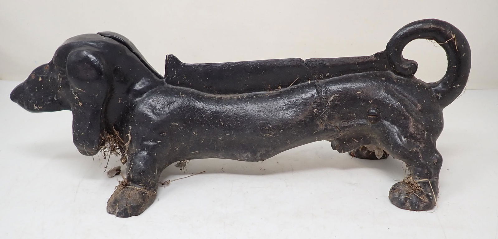 Cast Iron Dachshund Boot Scraper (1 of 1)