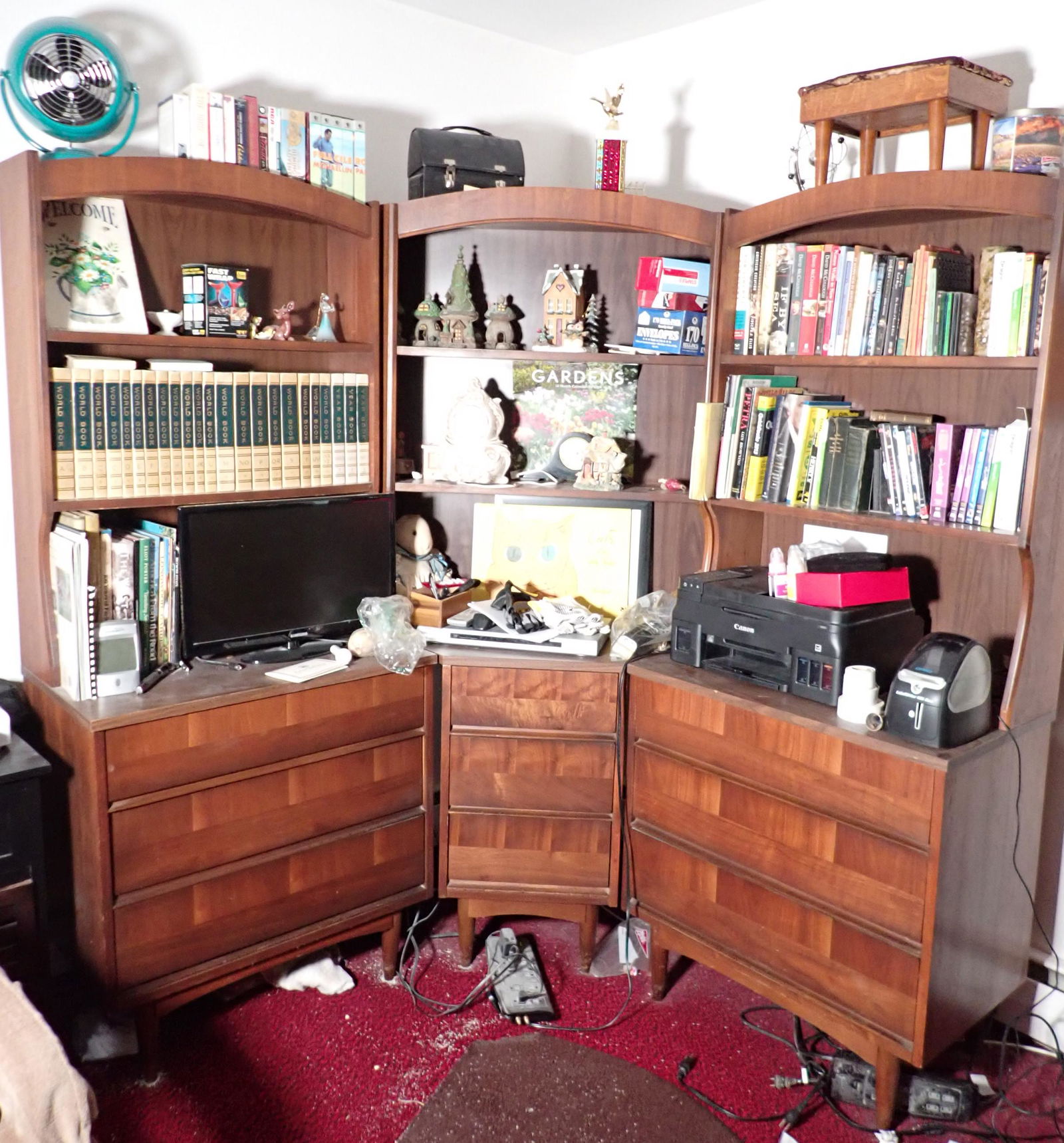 Mid Century Modern Book Shelf / Cabinet (1 of 12)