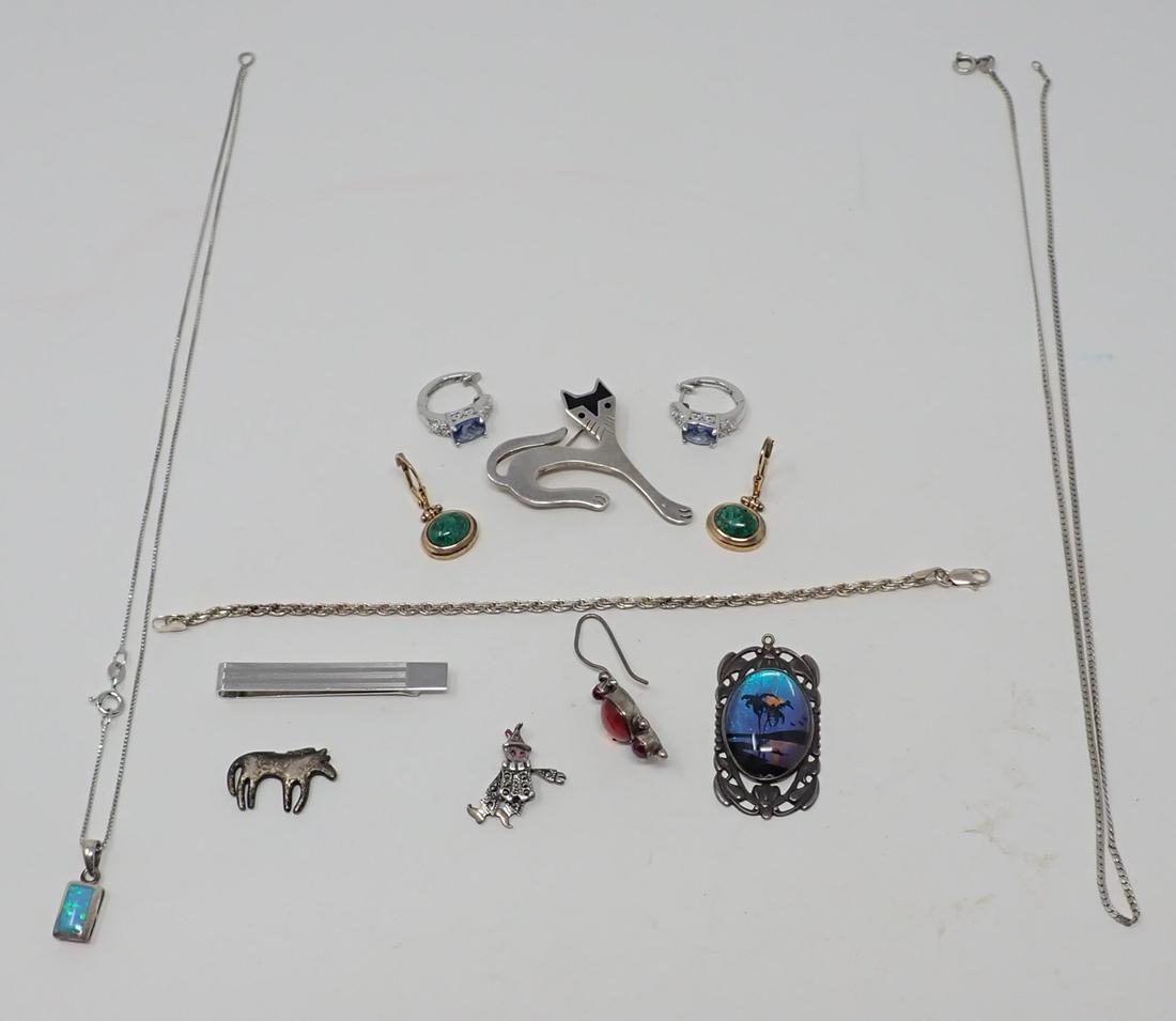 Sterling Silver Charms Necklaces Earrings (1 of 6)