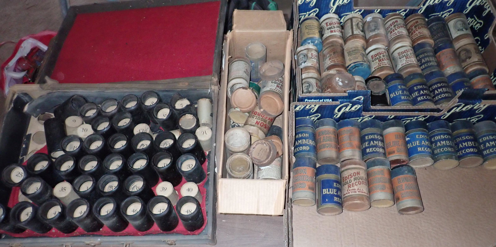 Edison Phonograph Cylinders (1 of 7)