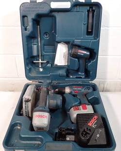 Bosch 24 Volt Drill Circular Saw Flashlight: Tool set with Case. NO SHIPPING !