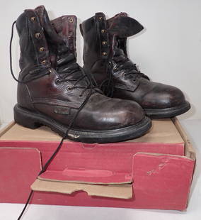 Red Wing 8 1/2 Work Boots: These are not steel toe