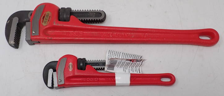 Rigid 10" & 18" Pipe Wrenches: Getting both