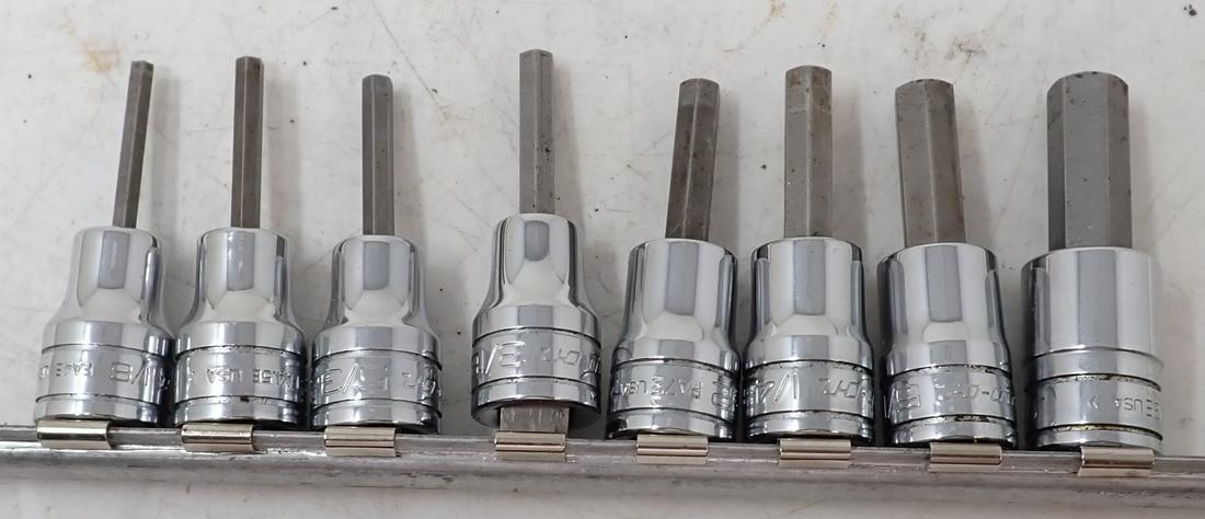 Snap On 3/8" Drive Allen Sockets (1 of 2)