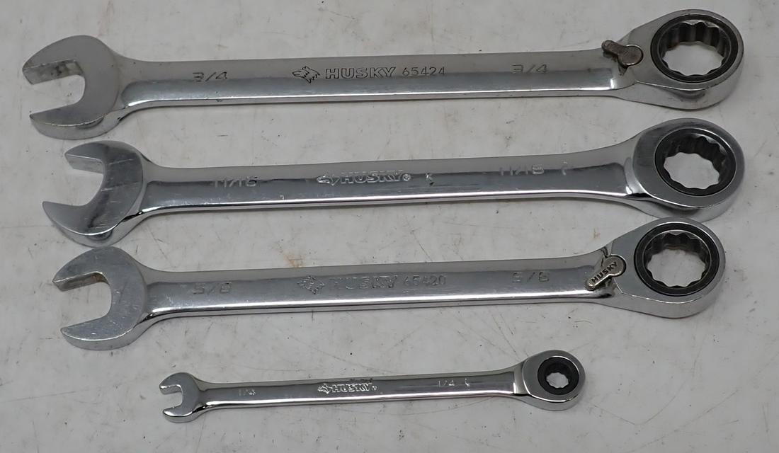 Husky Combination Racheting Wrenches (1 of 2)