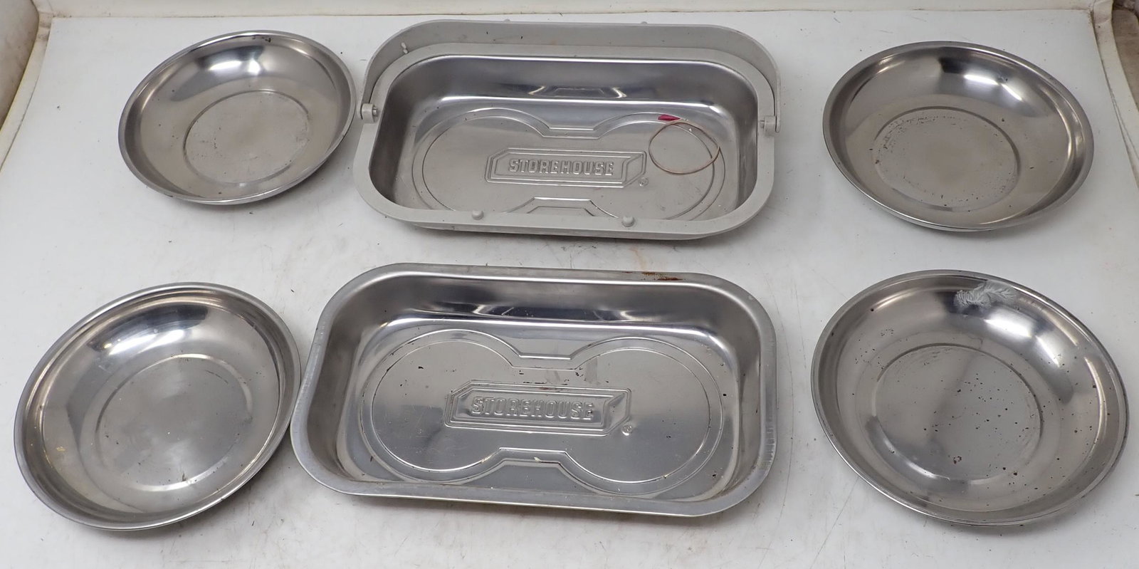 6 Magnetic Trays: Storehouse in center are approx 5 1/2" x 9 1/2"